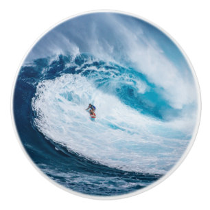 Bouton De Porte En Céramique Surfer sur les Tubes