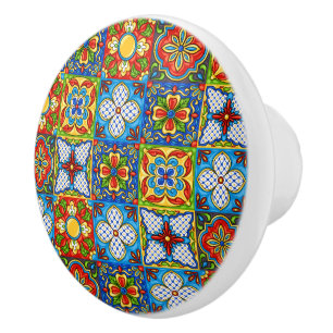 Bouton De Porte En Céramique Talavera Carrelage en céramique Bouton de tiroir