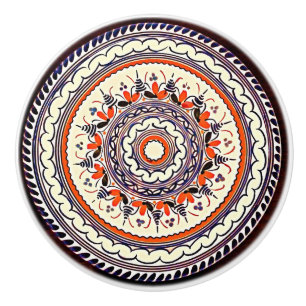 Bouton De Porte En Céramique Talavera Uno