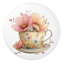 Tasse de tulipes de printemps