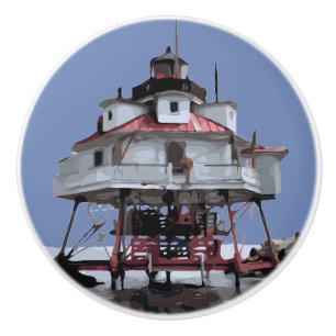 BOUTON DE PORTE EN CÉRAMIQUE THOMAS POINT LIGHT