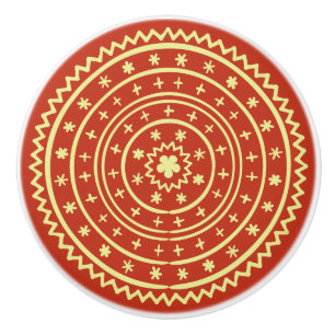 Bouton De Porte En Céramique Tige en céramique couleur main fanée en blanc