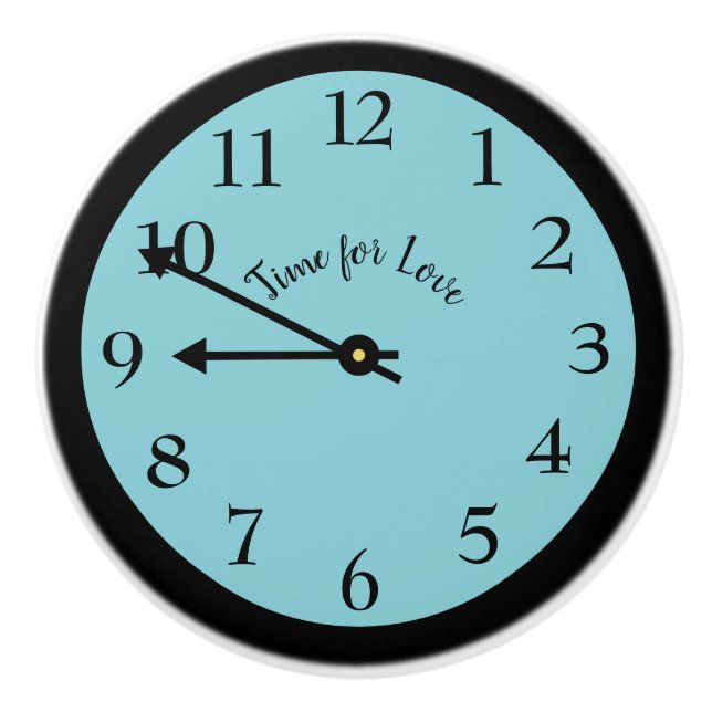 Bouton De Porte En Céramique Time for Love Ceramic Knob (Devant)