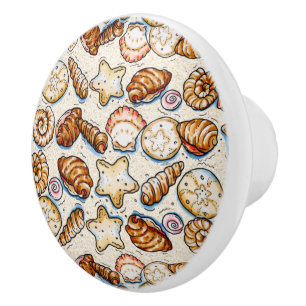 Bouton De Porte En Céramique Tiny Shells Tiny Shells Tiny Drawer Knobs