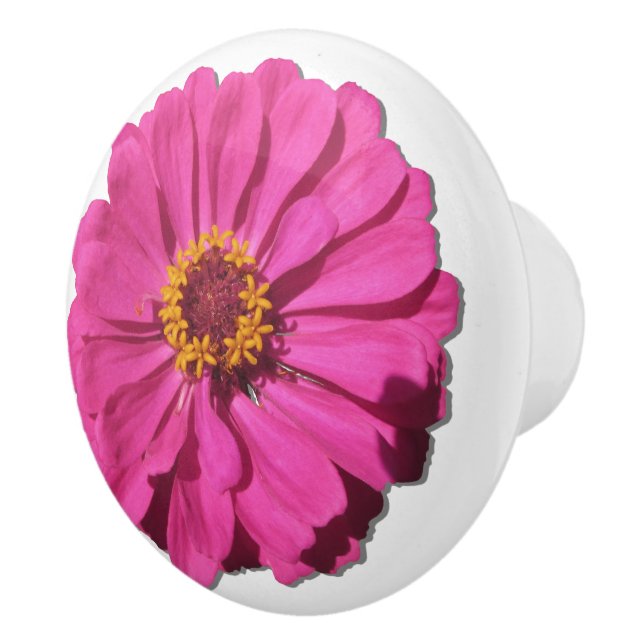 Bouton De Porte En Céramique Tiroir en céramique / Tige de porte - Magenta Zinn (Droite)