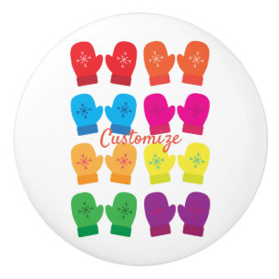 Bouton De Porte En Céramique Tonnerre-Cove multicolore de Mittens