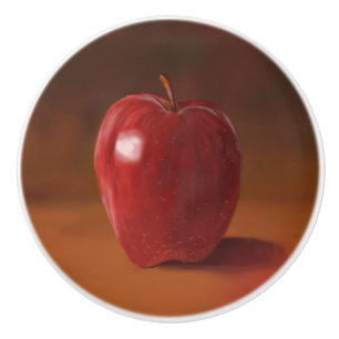 Bouton De Porte En Céramique Traction peinte de tiroir d'Apple
