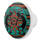 Tribal Turquoise du Sud-Ouest Sun Kokopelli
