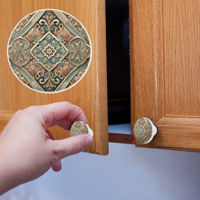 Bouton De Porte En Céramique Tuile Faux (Créateur téléchargé)