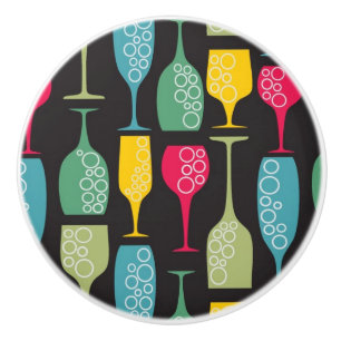Bouton De Porte En Céramique Verre à vin