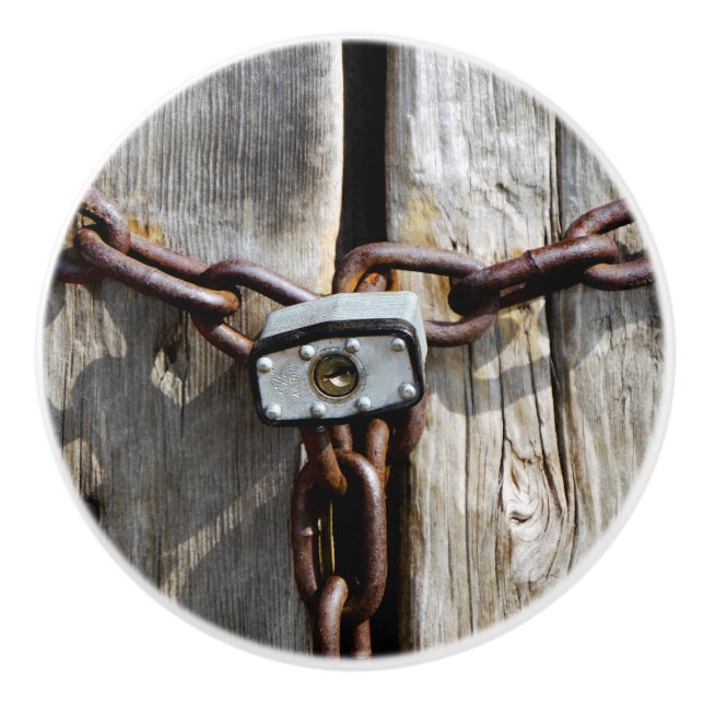 Bouton De Porte En Céramique Verrouillé ! (Devant)