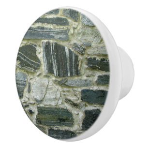 Bouton De Porte En Céramique Vieux mur en pierre de géologie