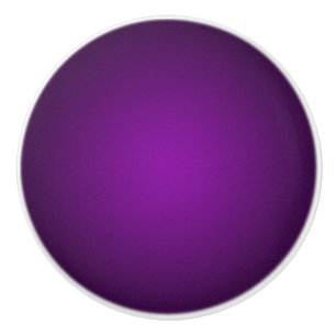 Bouton De Porte En Céramique Vignette cool violet-noir gris