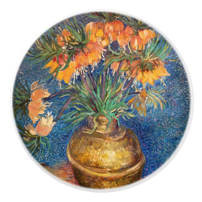 Bouton De Porte En Céramique Vincent van Gogh - Ami impérial (Devant)