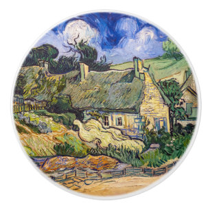 Bouton De Porte En Céramique Vincent Van Gogh - Chalets de chaume à Cordeville