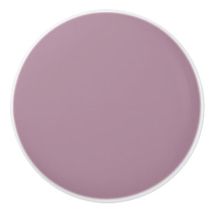 Bouton De Porte En Céramique Violet clair solide, violet clair
