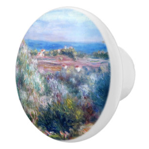 Bouton De Porte En Céramique Vue mer par Auguste Renoir