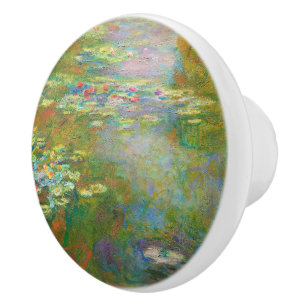 Bouton De Porte En Céramique Water Lilies by Claude Monet