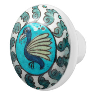 Bouton De Porte En Céramique William De Morgan Dragon Ceramic Knob