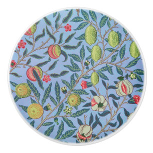 Bouton De Porte En Céramique William Morris Design - Ceramic Knob