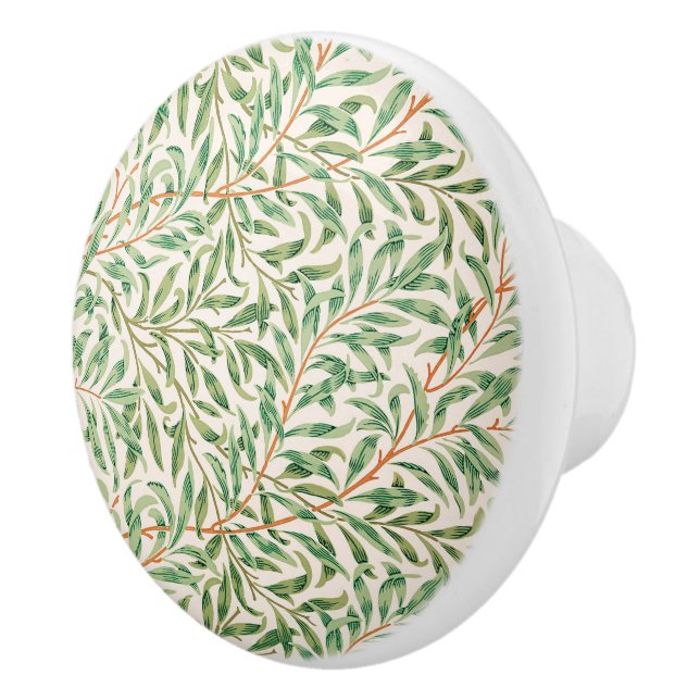 Bouton De Porte En Céramique Willow Bough par William Morris (Droite)