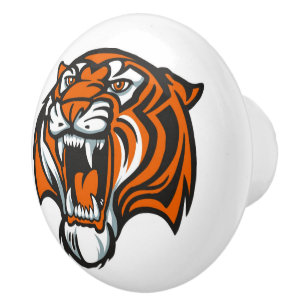 Bouton de tigre en céramique - SRF