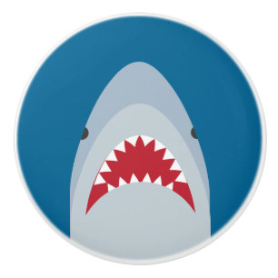 Bouton de tiroir d'attaque de requin