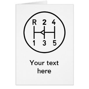 Bouton de vitesse de voiture de sport, motif de