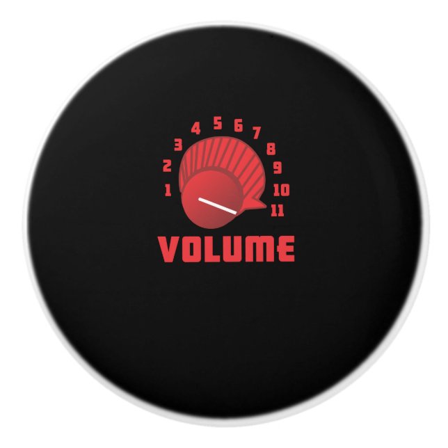 Bouton de volume - guitariste de guitare (Devant)