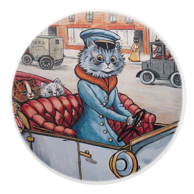 Bouton décoratif de chauffeur de chat de Louis (Devant)