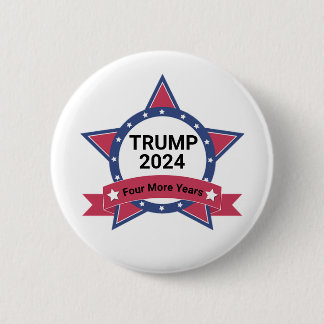 Bouton d'élection de Trump 2024. Badge