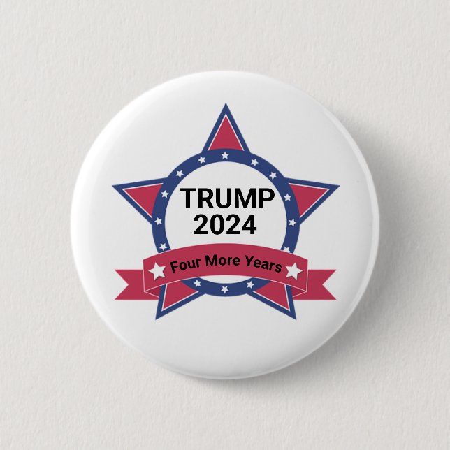 Bouton d'élection de Trump 2024. Badge (Devant)