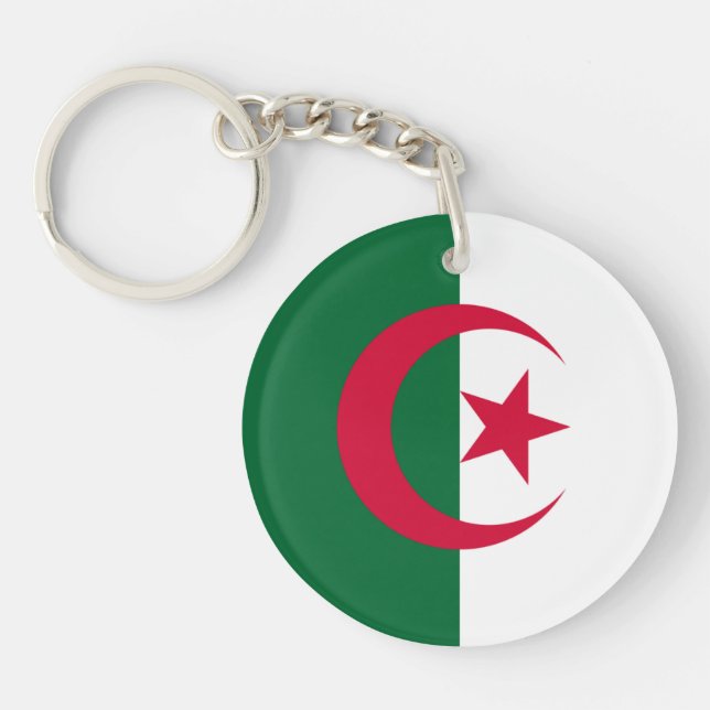 Bouton Drapeau Algérie (Devant)