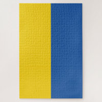 Bouton Drapeau d'Ukraine Puzzle