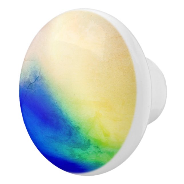 Bouton en céramique aux couleurs mixtes (Droite)