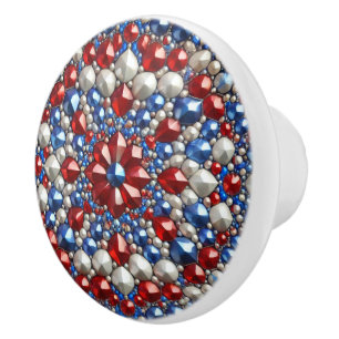 Bouton en céramique avec Pays-Bas Colours