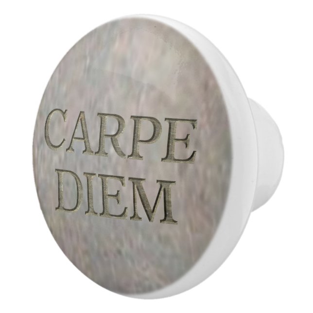 Bouton en céramique Carpe Diem Stone (Droite)