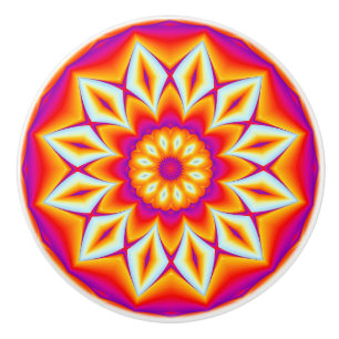 Bouton en céramique d'Aztecc