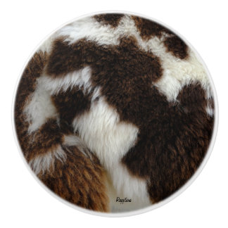 Bouton en céramique de cowhide
