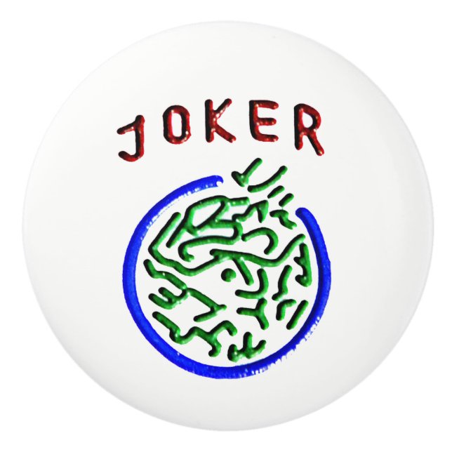 Bouton en céramique de joker d'heure-milliampère (Devant)
