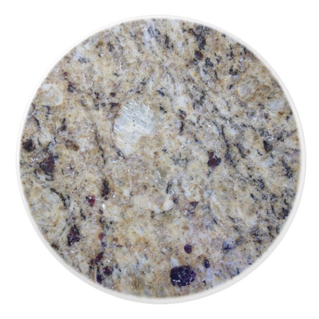 Bouton en céramique granite (Devant)