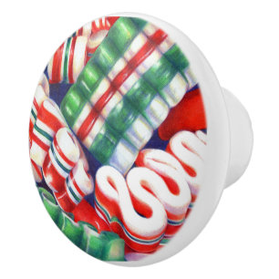Bouton en céramique RIBBON CANDY