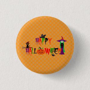 Bouton Halloween Joyeux Badge