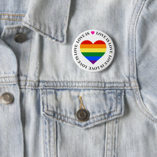 Bouton LGBT Badge - L'amour est amour