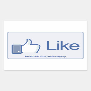 Bouton Like - autocollants promotionnels