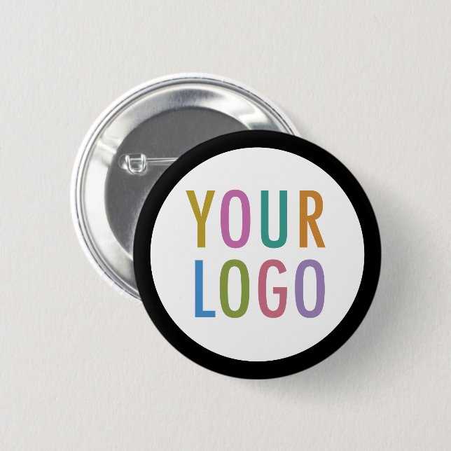 Bouton noir de l'arrière Badge Logo personnalisé P (Devant & derrière)