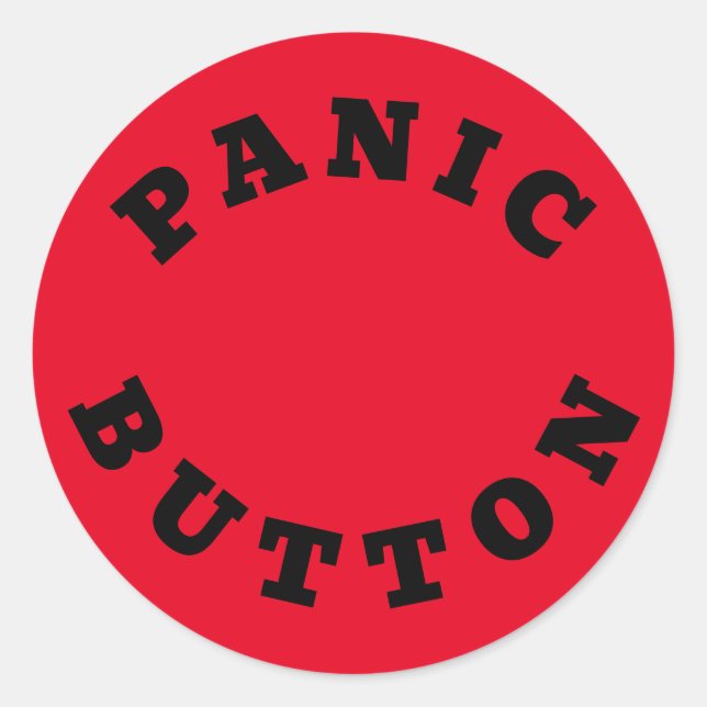 BOUTON PANIQUE - Sticker (Devant)