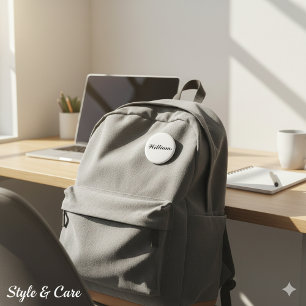 Bouton personnalisé avec nom de style badge à reve