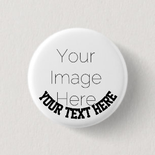 Bouton photo personnalisé - Badge avec texte perso