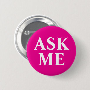 Bouton Poser-Moi Pink Business Badge